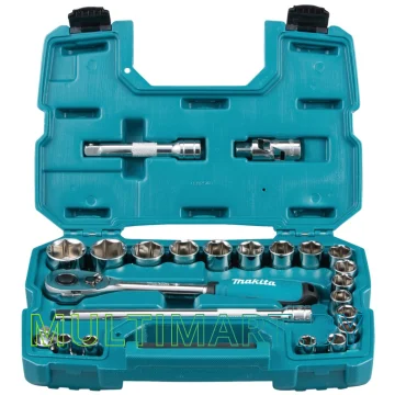 Набор трещотка с головками Makita B-65589 (23 предмета)